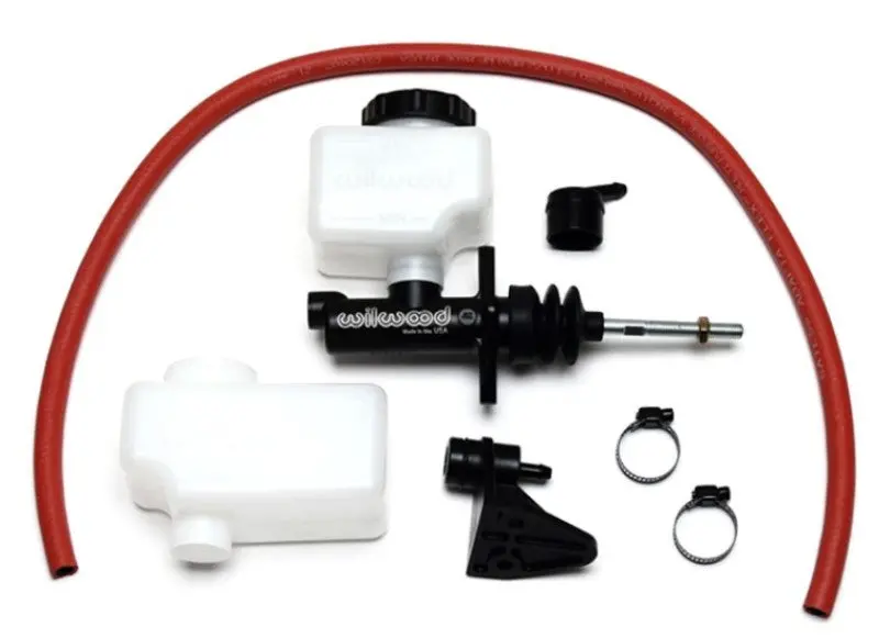 Wilwood 15/16" Compact Remote Master Cylinder Kit With Banjo Fitting And Reservoir 1