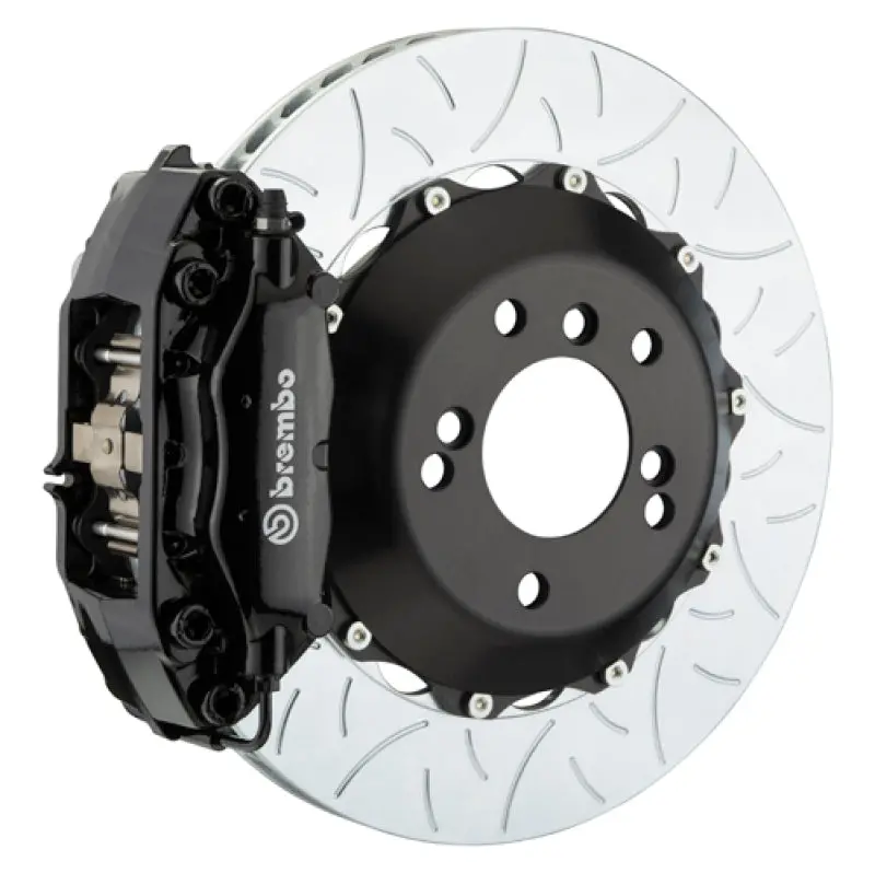 Brembo Gt Big Brake Kit – Rear 4-Piston Calipers & Slotted 345X28Mm Two-Piece Rotors For 2008–2015 Mitsubishi Lancer Evo X 1