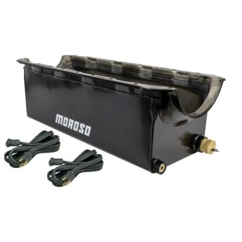 Moroso Bbc Mk Iv Wet Sump Steel Oil Pan For Monster Trucks – 7.75In Depth, 9.5 Qt Capacity 1