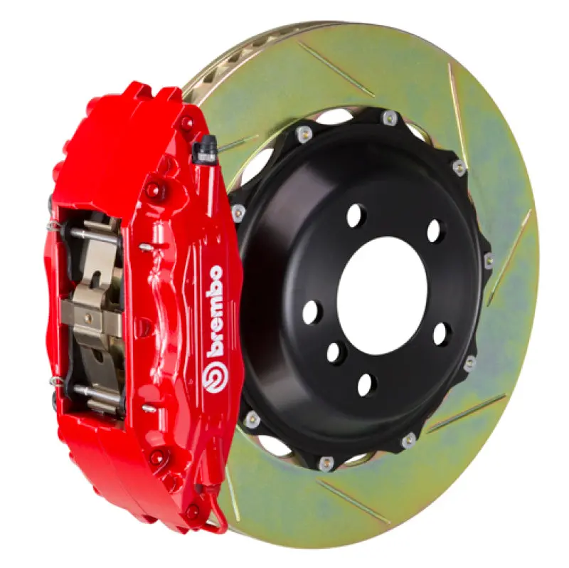Brembo Front Gt Big Brake Kit For Nissan Skyline Gt-R (R32/R33/R34) — 6-Piston Calipers, 355×32Mm Slotted Two-Piece Rotors (Red) 1