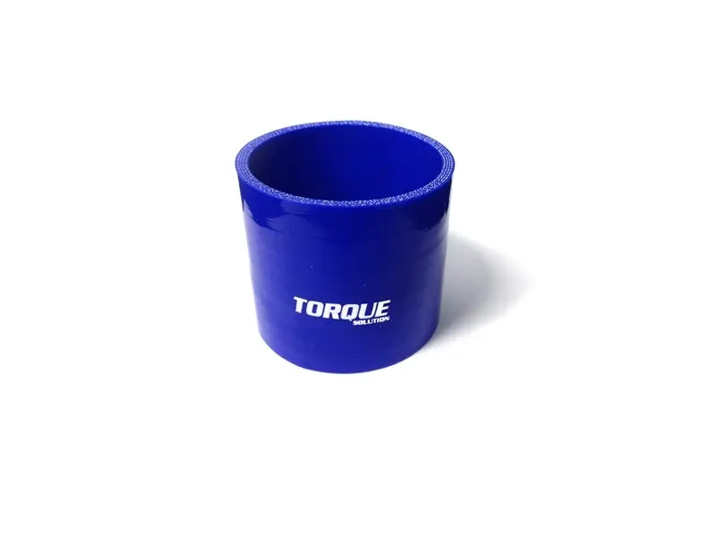 Torque Solution 2-Inch Blue Universal Straight Silicone Coupler 1