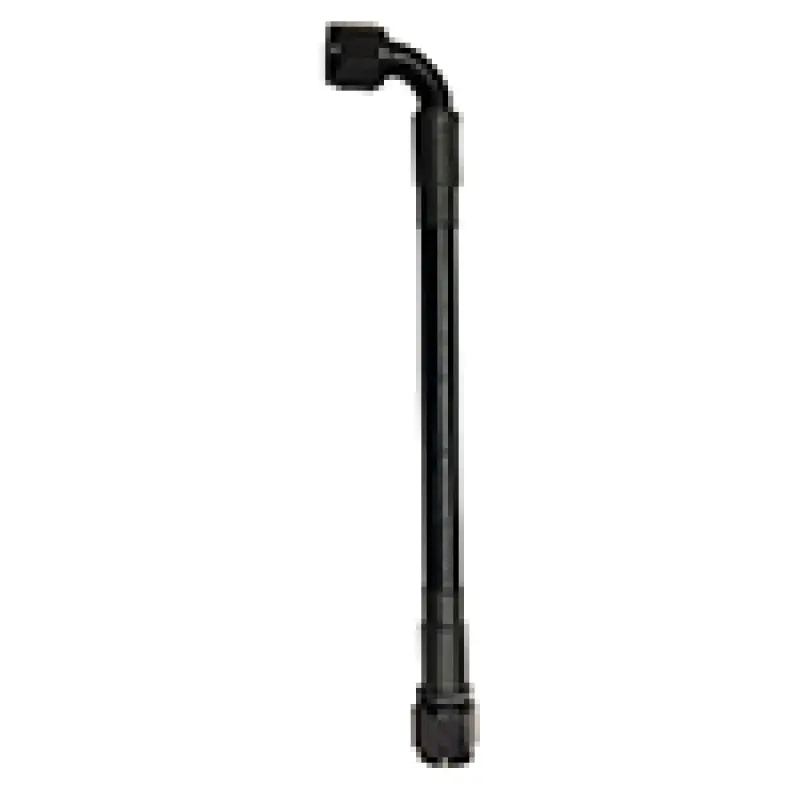 Fragola -10An Ptfe Braided Hose Assembly: Straight-To-90° Fitting, 96-Inch Length 1