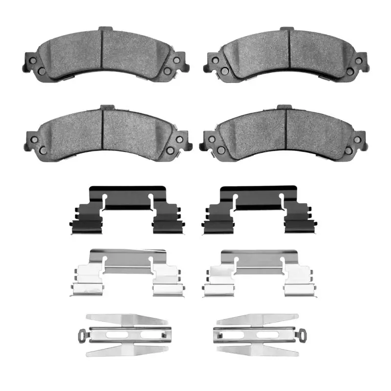 R1 Semi-Metallic Rear Brake Pad & Hardware Kit For 2000–2006 Cadillac Escalade Ext 1