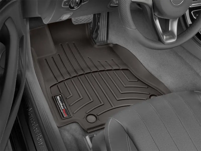 Weathertech Front Floor Liners For 2007–2023 Maserati Gran Turismo Coupe – Cocoa Color 1