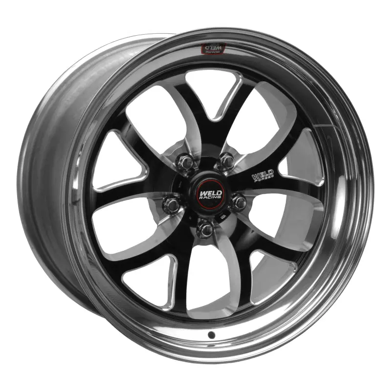 Weld Racing S76 Black Forged Wheel – 18X12, 5X120Mm, 7.1" Backspace, High-Pad Finish, Non-Beadlock 1